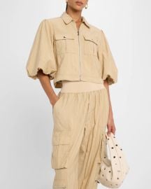 Ottie Short-Sleeve Jacket at Neiman Marcus